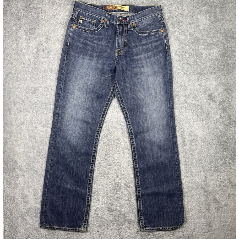 Big Star‎ Jeans Mens 30x32 Eastman Blue Relaxed Straight Whisker Cowboy Western